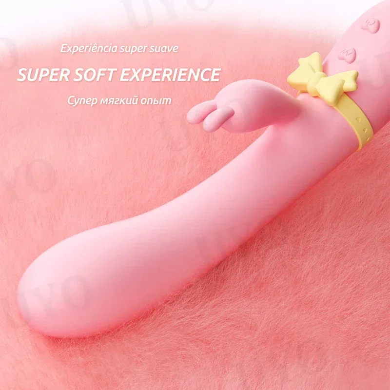 vibrator voor vrouw seksspeeltje Siliconen Rabbit Vibrator USB Oplaadbare Waterdichte G-Spot Stimulerende Clitoris Stimulator UYO