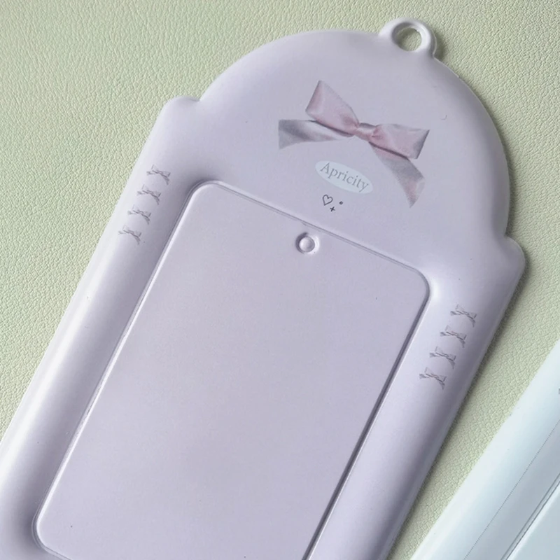 3-дюймовый держатель для фотокарточек с защитными рукавами и милым кулоном