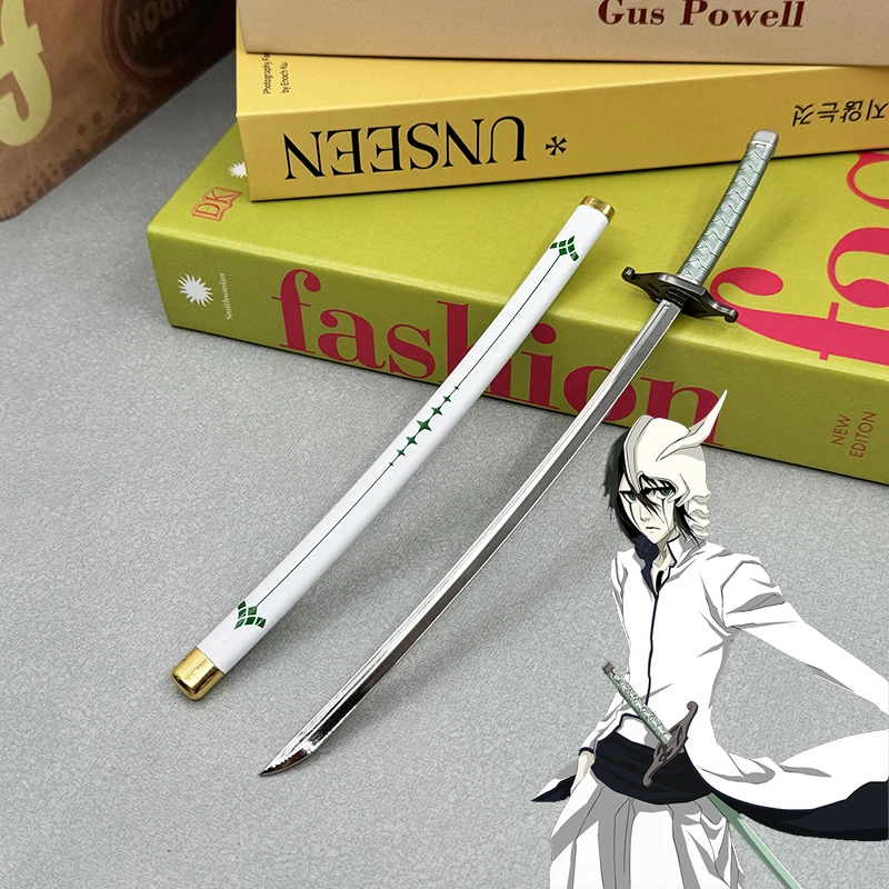 

26cm Murciélago Katana Zanpakutō Ulquiorra Cifer Bleach Anime Peripherals Metal Weapon Model Home Ornament Equipment Toy for Boy