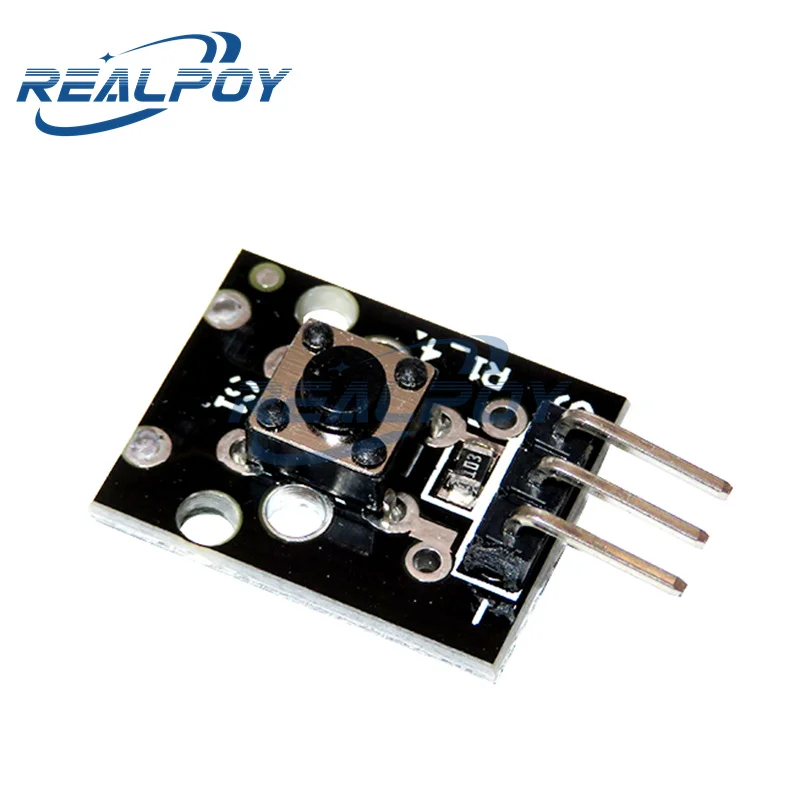 KY-004 3pin Button Key Switch Sensor Module for Arduino Diy Starter Kit 6*6*5mm 6x6x5mm KY004