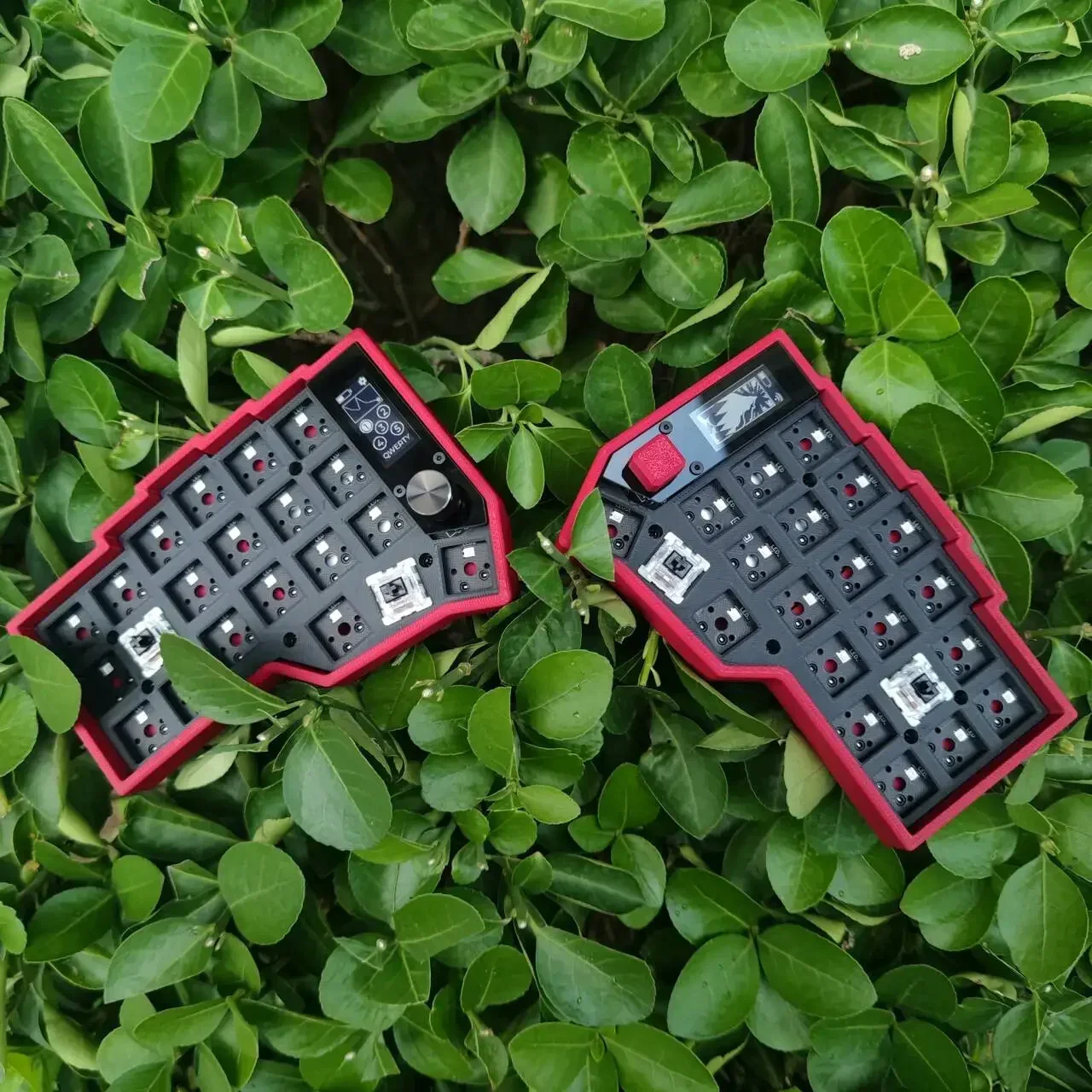 New Corne Split Keyboard Kit Wireless Keyboard E-Ink Screen Rgb Hot Swap Customize Kit For Zmk No Switch Keycap Split Keyboard