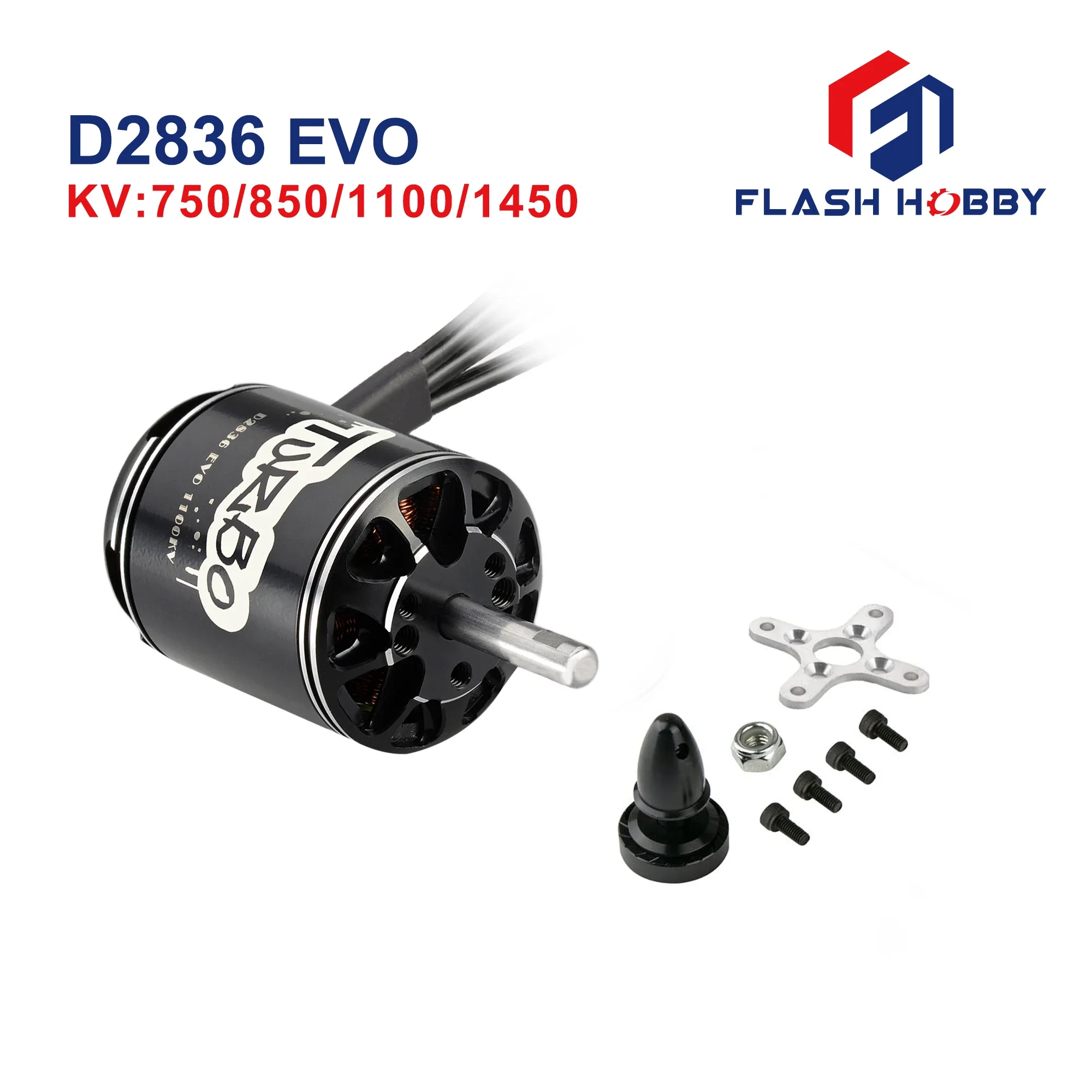 D2836EVO 2836 2217 750KV 850KV 1100KV 1450KV RC Brushless Motor for UAV Aircraft Multicopters RC Plane Helicopter