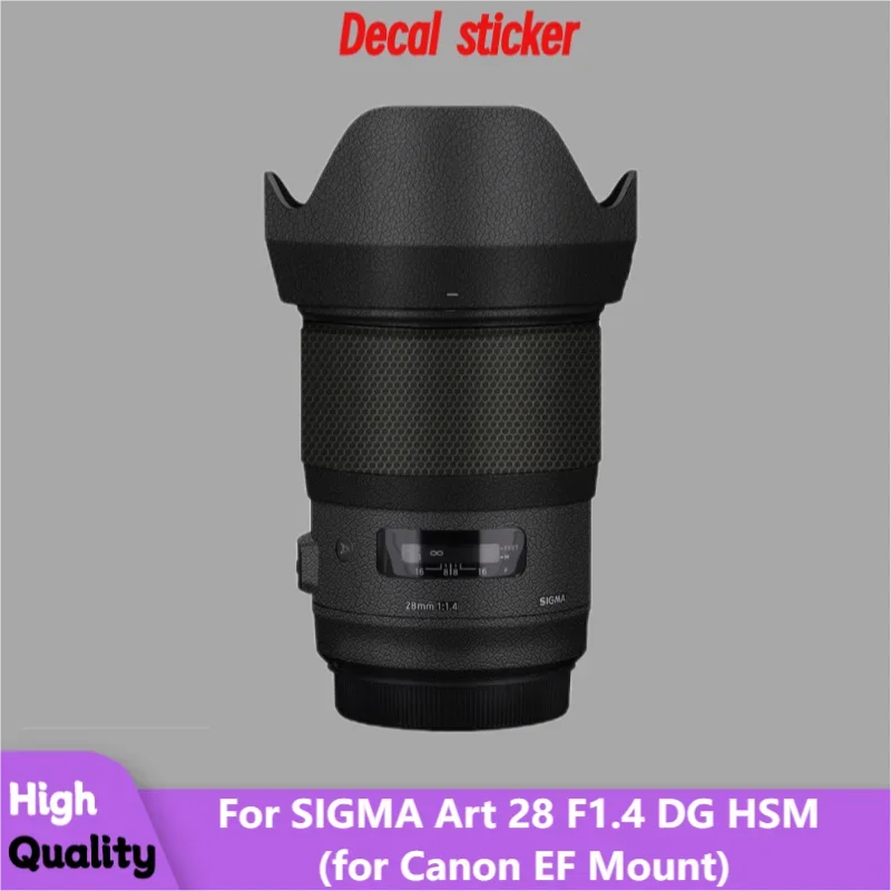 

For SIGMA Art 28 F1.4 DG HSM for Canon EF Mount Lens Sticker Protective Skin Decal Vinyl Wrap Film Anti-Scratch Protector Coat