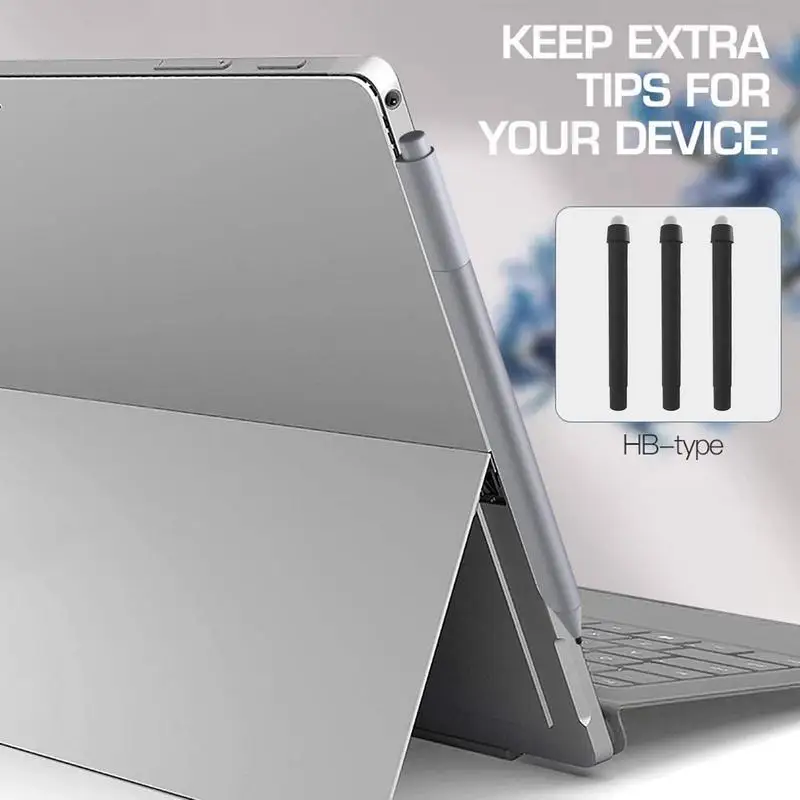 3 قطعة HB عبوة قلم ممتاز متين مع حساسية عالية لسطح Pro4/5/6/7 سطح برو قلم سطحي ناعم نصائح استبدال