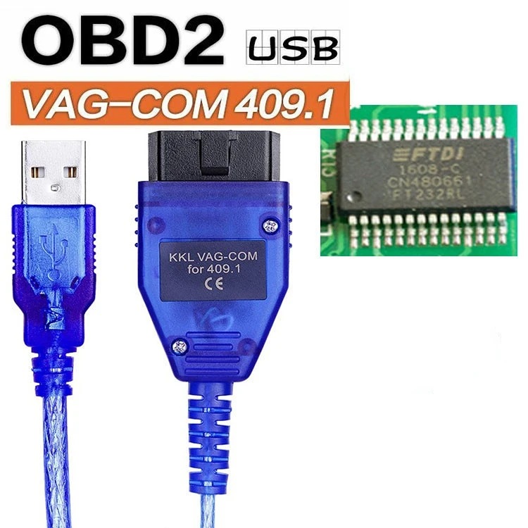 FT232RL VAG409 VAG KKL 409.1OBD2 FTDI import chip Volkswagen Audi detection line