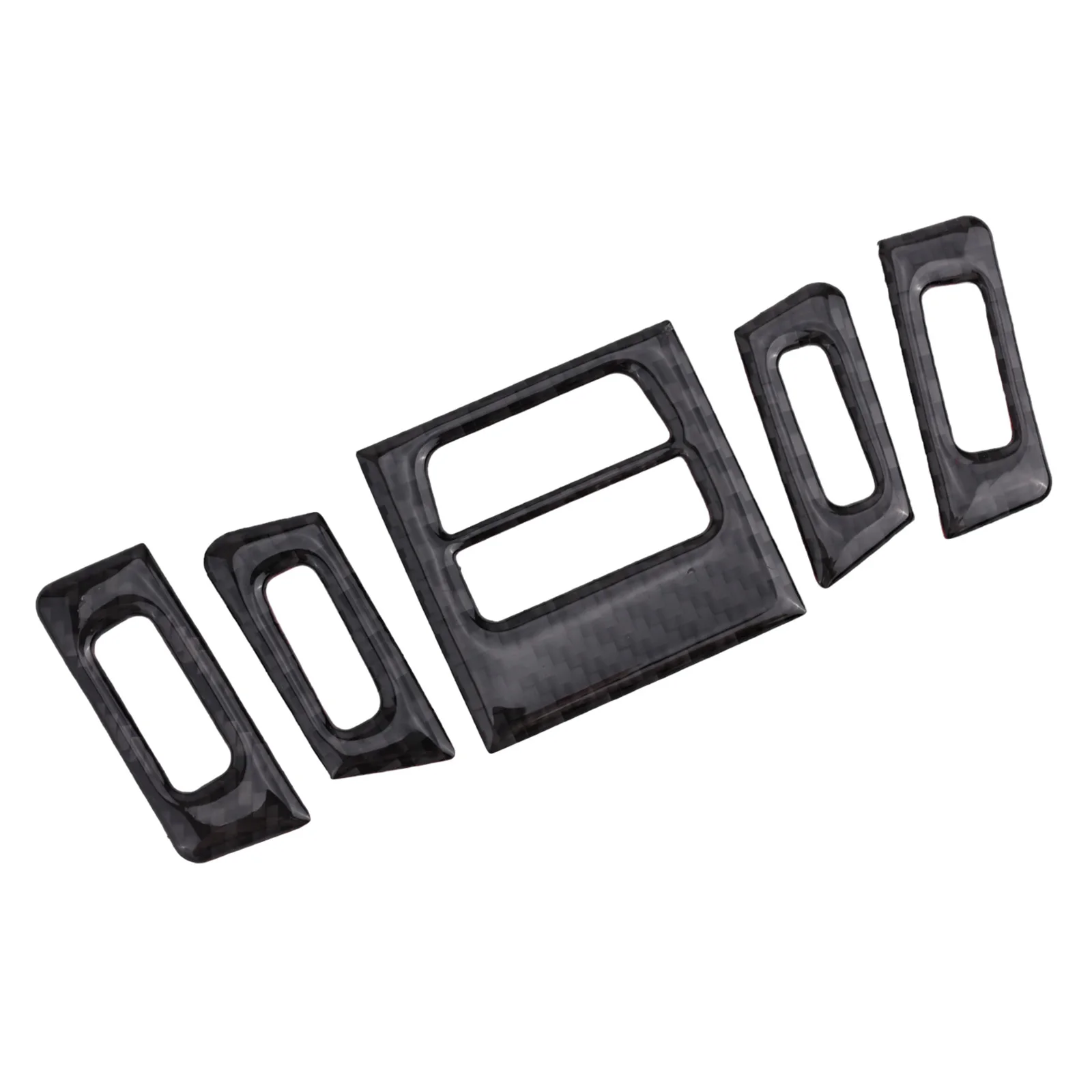 

5Pcs Carbon Fiber Central AC Vent Outlet Cover Trim For BMW E90/92/93 2005-2012 Plastic Auto Accessories Tools