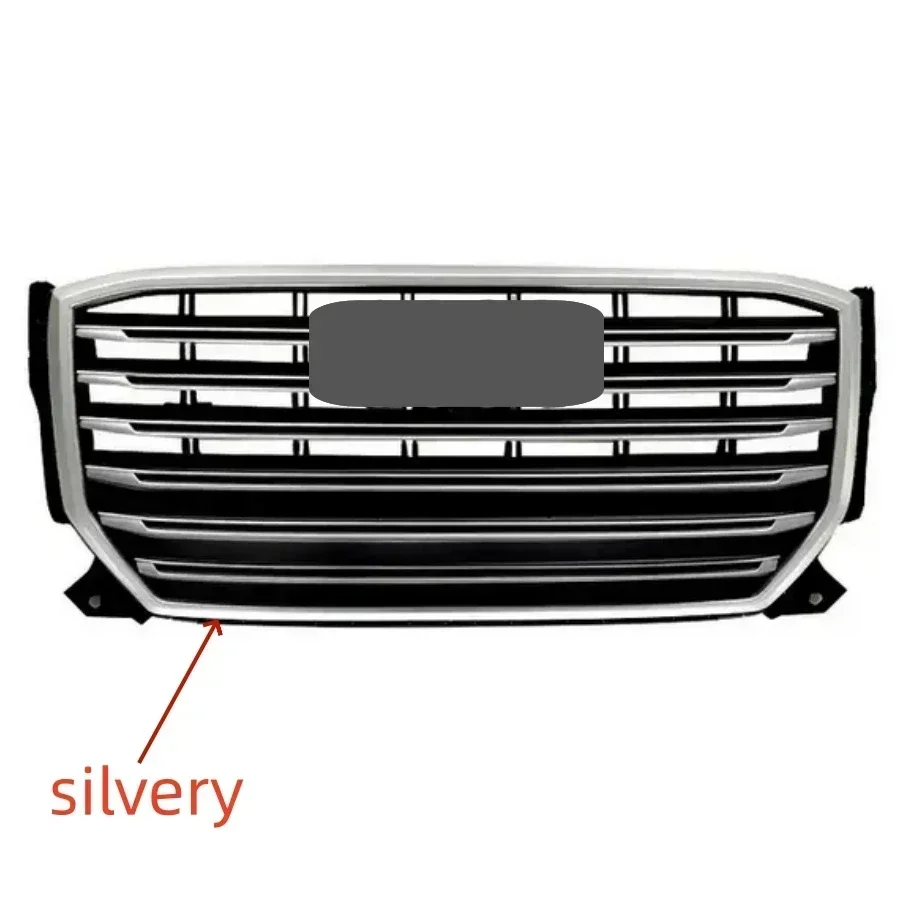 Car Front Bumper Grille Grill for Audi RSQ2 for Q2/SQ2  2017 2018 2019（Refit for RSQ2 Style）Car Accessories tools