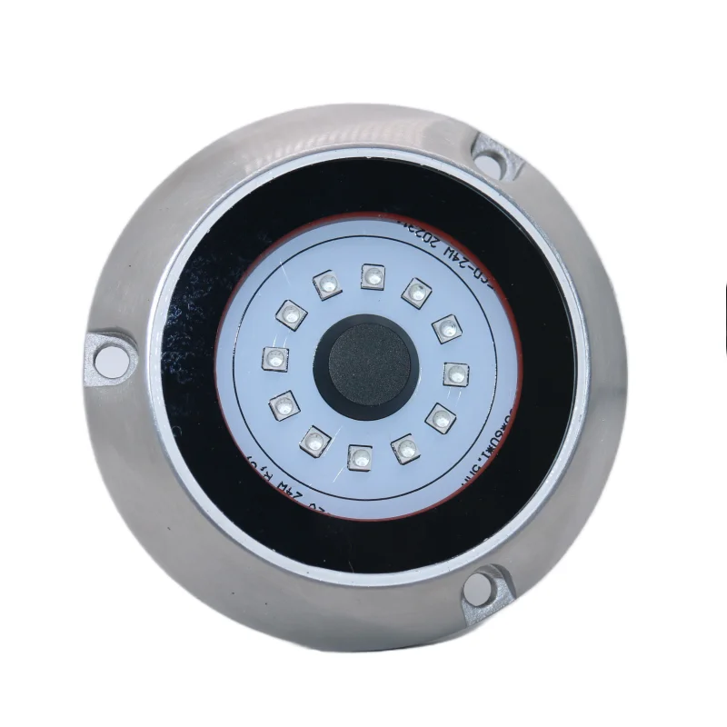 

Thru-Hull 60W 316L Stainless Steel Music Control RGBW RGB Underwater LED Boat Light