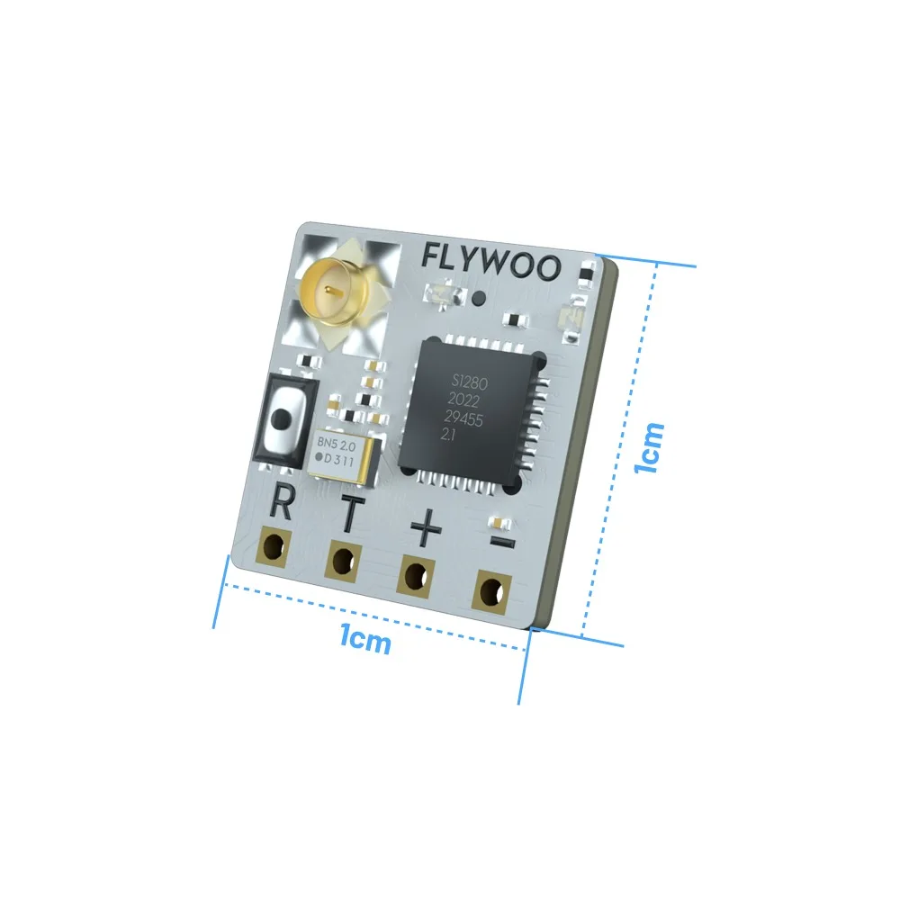 

Flywoo TCXO 2.4G ELRS EL24E \ EL24P для FPV Drone DIY RC Запчасти 0,4 г