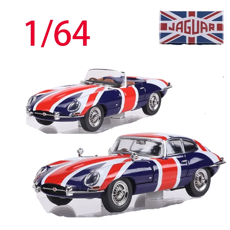 

GFCC литой под давлением масштаб 1/64 Jaguar E-Type модель автомобиля из сплава игрушки для мальчиков подарок