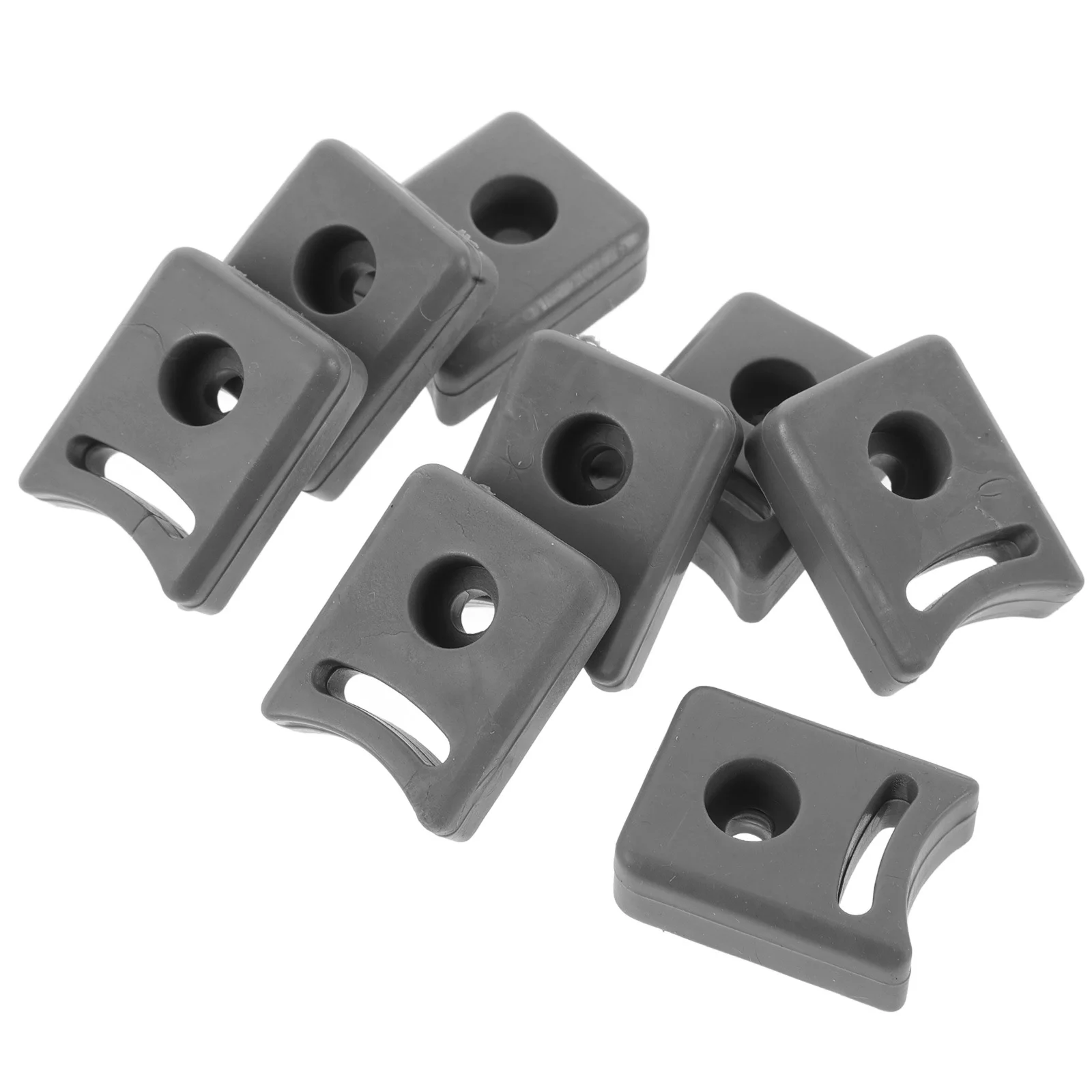 

8pcs Bathroom Sliding Accessories Shower Door Guide Stop Pad Plastic Bumper For Glass Door Hardware No Drilling Needed