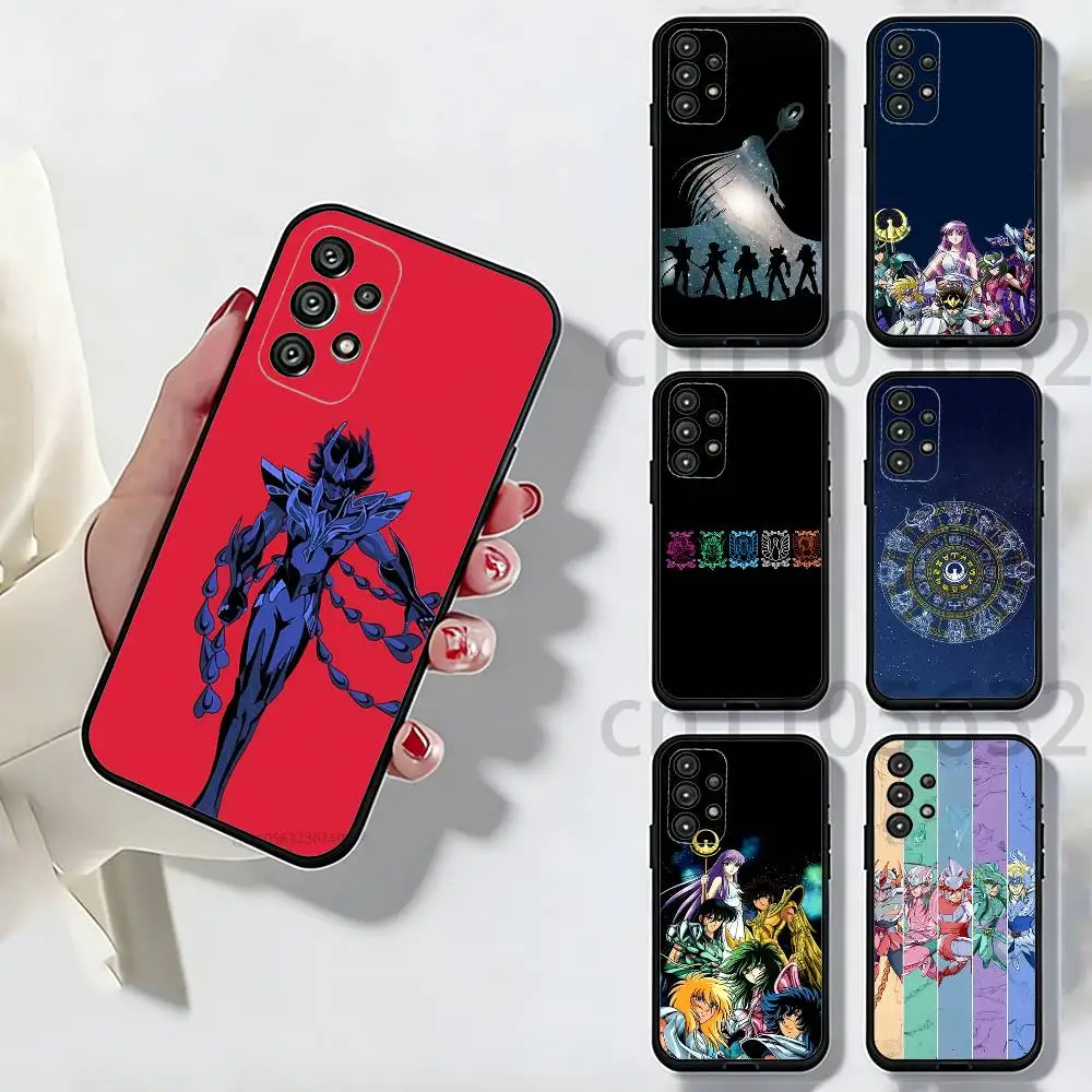 S-Saint Seiya Knights Zodiac Phone Case for Samsung Galaxy A73,23,53,33,14,24,13,72,22,52,32,54,A34 Soft Cover