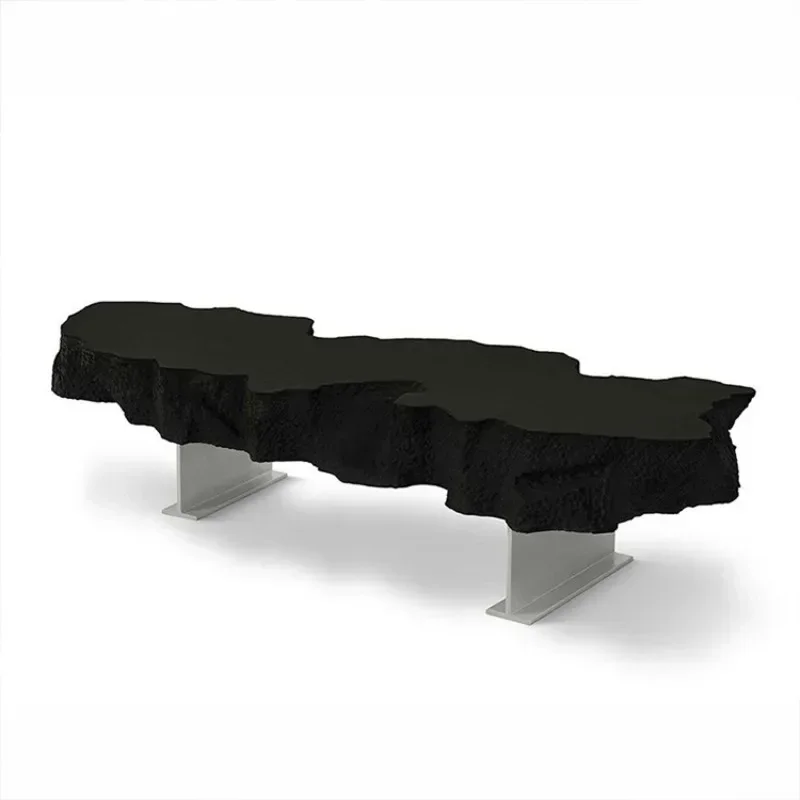 Italian designer Erosion Irregular Broken Bench Hotel Villa Model Room Living Room Bedroom Art Bench