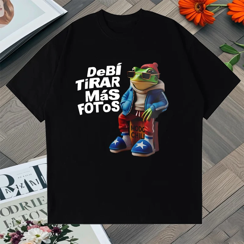 

Trend Bad Bunny Debi Graphic Oversized t-shirt 100% Cotton Men Women Crew Neck short sleeve Unisex Tee shirt Summer Casual tops