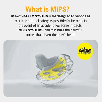 Casco da bici MOON Upgrade MIPS PC+EPS Caschi da corsa di sicurezza MTB Casco da ciclismo su strada 54-61 cm Cappello sportivo Attrezzatura da ciclismo 10 best sales casco da bicicletta mips - №3