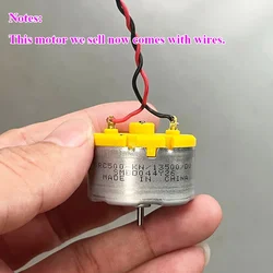 Standard RC500-KN/13500 Carbon Brush Motor DC 6V 9V 12V 5500RPM Round Spindle Motor for Fragrance Machine Robot Sweeper