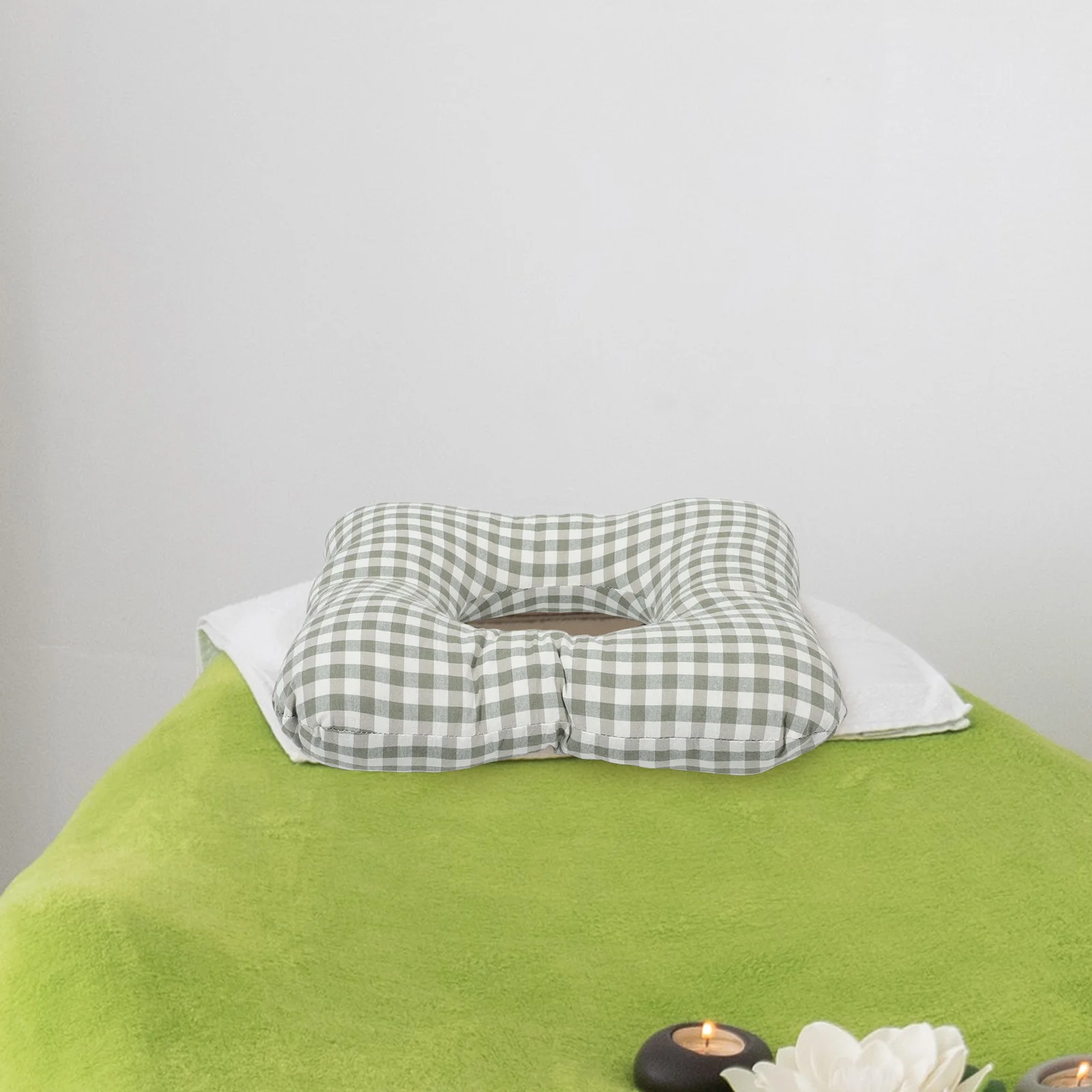 

Спа-подушка для отдыха лица, устойчивая квадратная подушка для лица вниз, массажный стол, салон красоты, подушка для лица, замена подушек для спа-салона