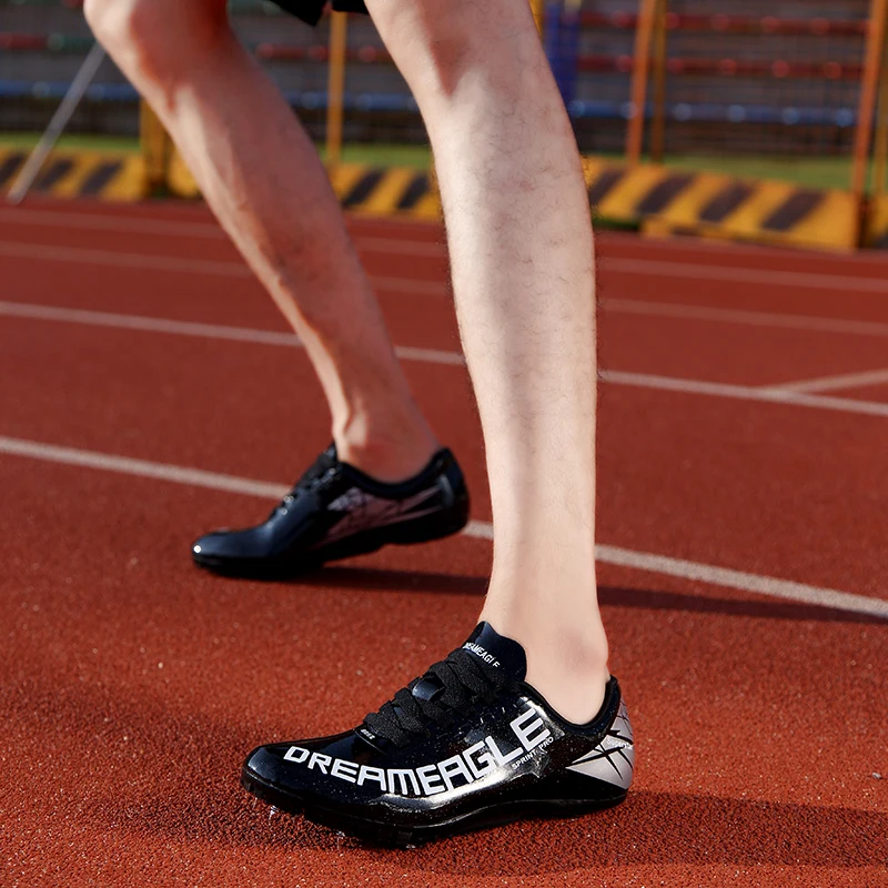 Men New Track and Field Shoes Non Slip Track and Field Footwears for Male Lightweight Quality Gym Footwears Comfortable