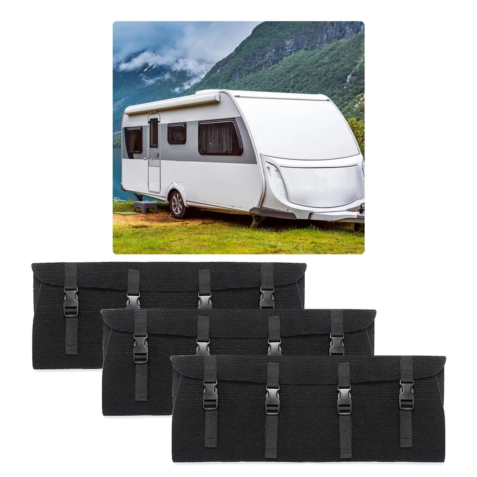 RV Step Covers Motorhome Stairs Accessories Non Slip for Motorhome