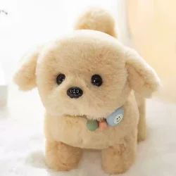 Children Electronic Toys Walking Will Call Electric Plush Simulation Puppy Teddy White Rabbit Bear Baby Girl Boy Birthday Gift