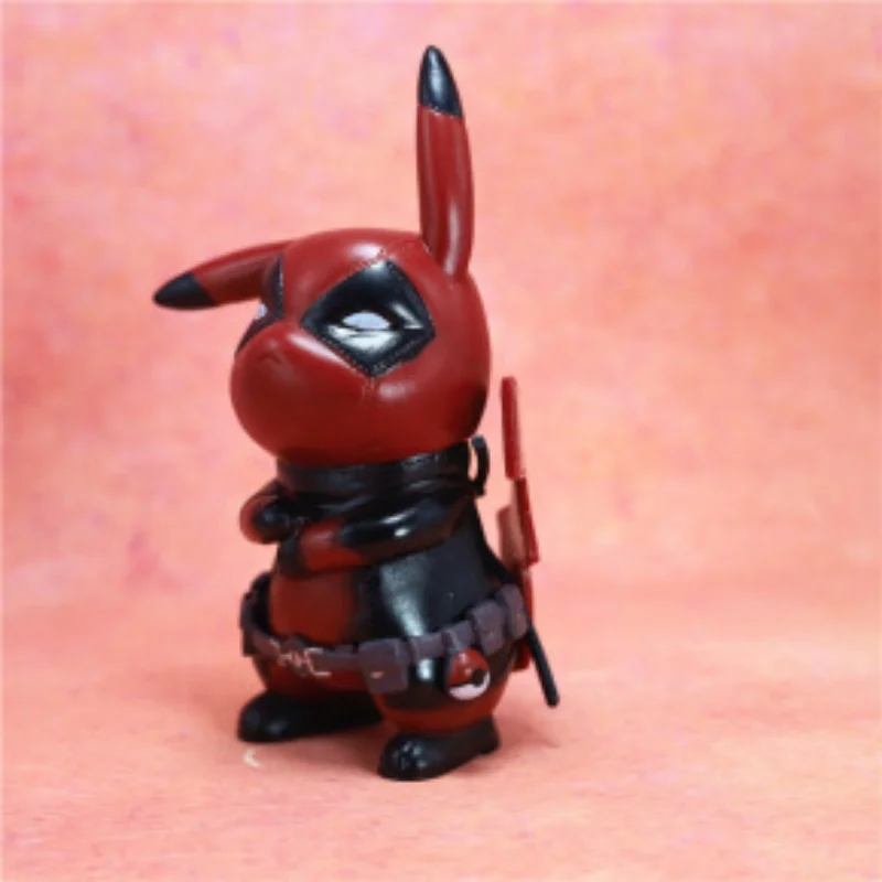 Animaux de poche originaux Pikachu fée Deadpool, ornements de voiture de bureau faits à la main, jouets pour enfants, figurine d'action à collectionner