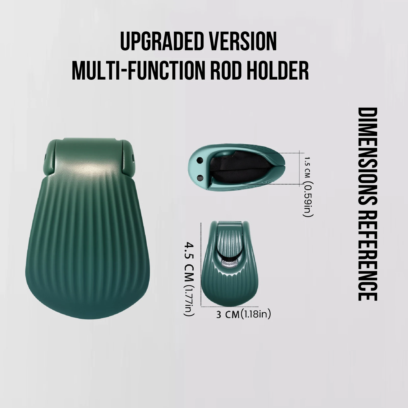 6 قطعة حامل قصبة صيد خشبية المحمولة مقاطع قضيب الصيد حامل قضيب المثبت كليب لأحجام مختلفة قصبة صيد خشبية #6