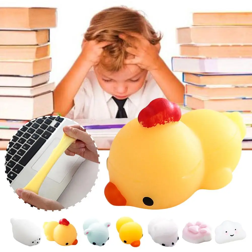 Jouets à Presser Kawaii Mochi pour Enfants, Balle Anti-Stress, Cadeaux de ix, Instituts Soulignés, Squishies X4t6