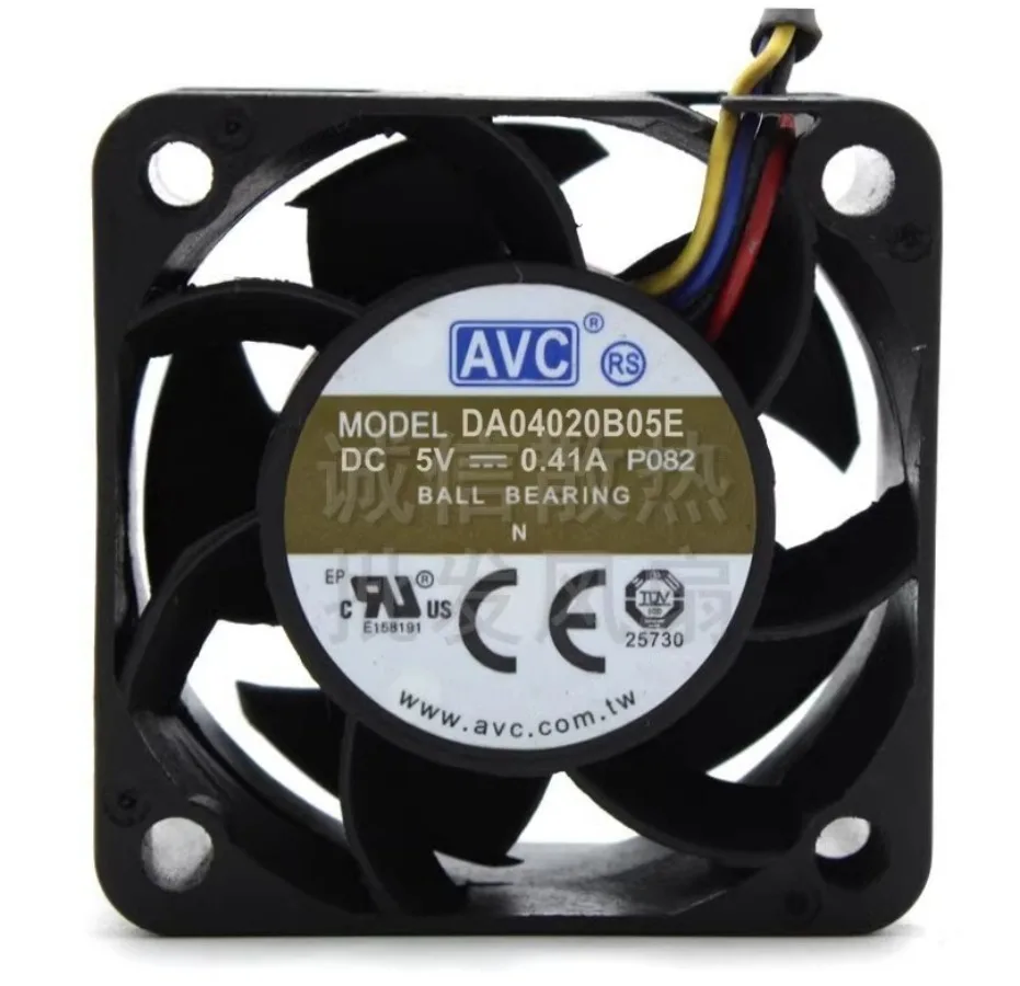 

Для AVC DA04020B05E 4020 DC5V 0.41A 4CM 4-проводной вентилятор охлаждения инвертора