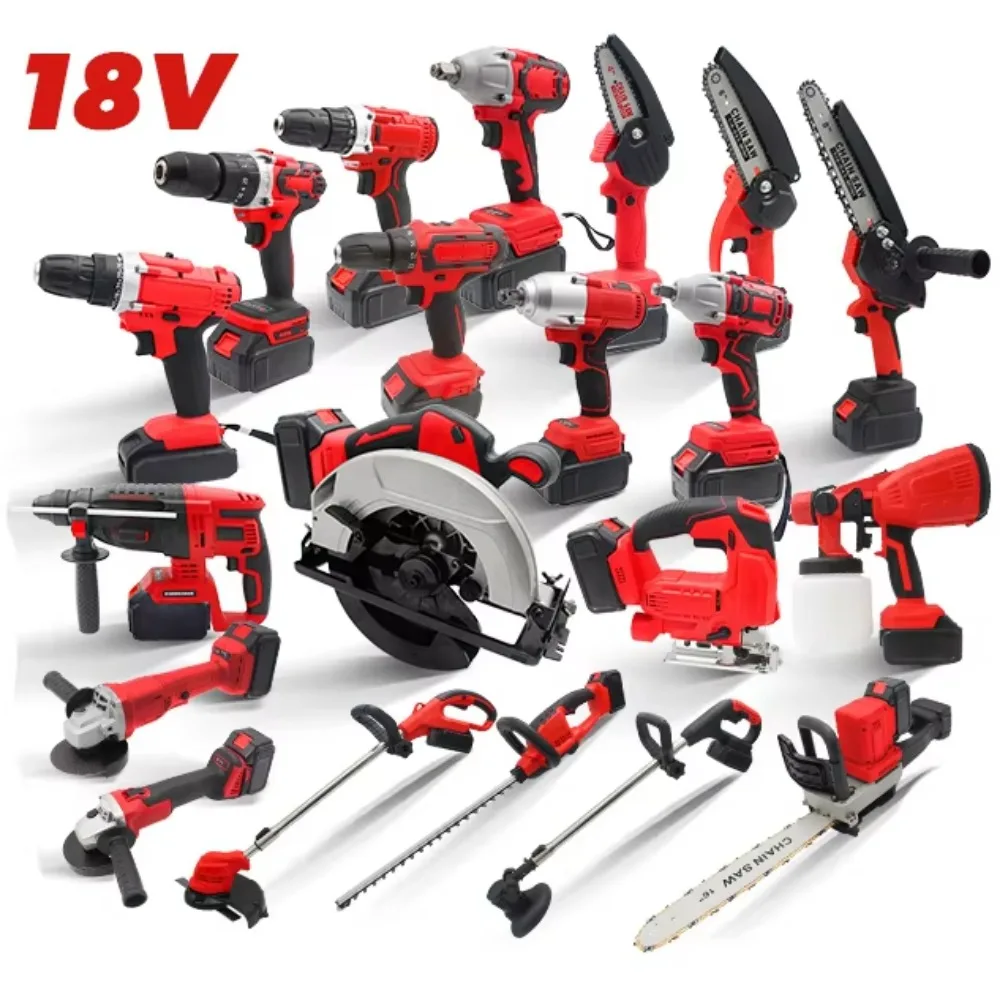 Brushless 12V 20v 18V cordless professional drill and screwdriver Power Tools Combo Kit Impact Battery wireless Screw Drivers