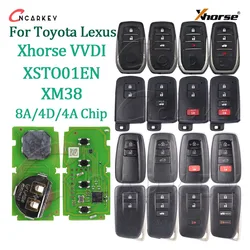 Xhorse VVDI XM38 Smart Key Fob for Toyota for Lexus Global Support 312 314 315 434 XSTO01EN Proximity Remote Key 8A 4D 4A Chip