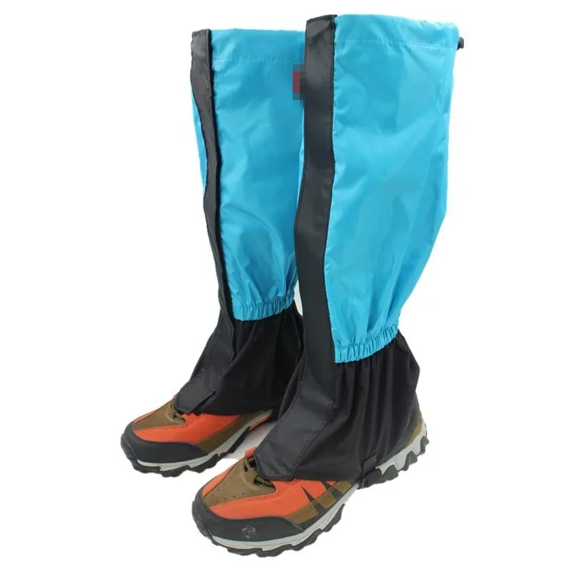 Men Women Outdoor Long Leg Gaiters Wind Sand Insect Prevention Shoe Cover Travel Leg Cover Hiking Cycling Leg Sleeve