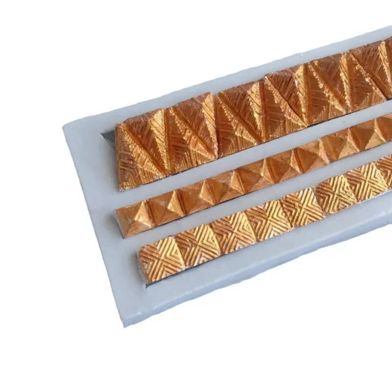 Twist Rope Pearl Pattern Sea Wave Silicone Mold Chocolate Fondant Cake Lace Decoration Resin Mould Kitchen Accessory For Baking