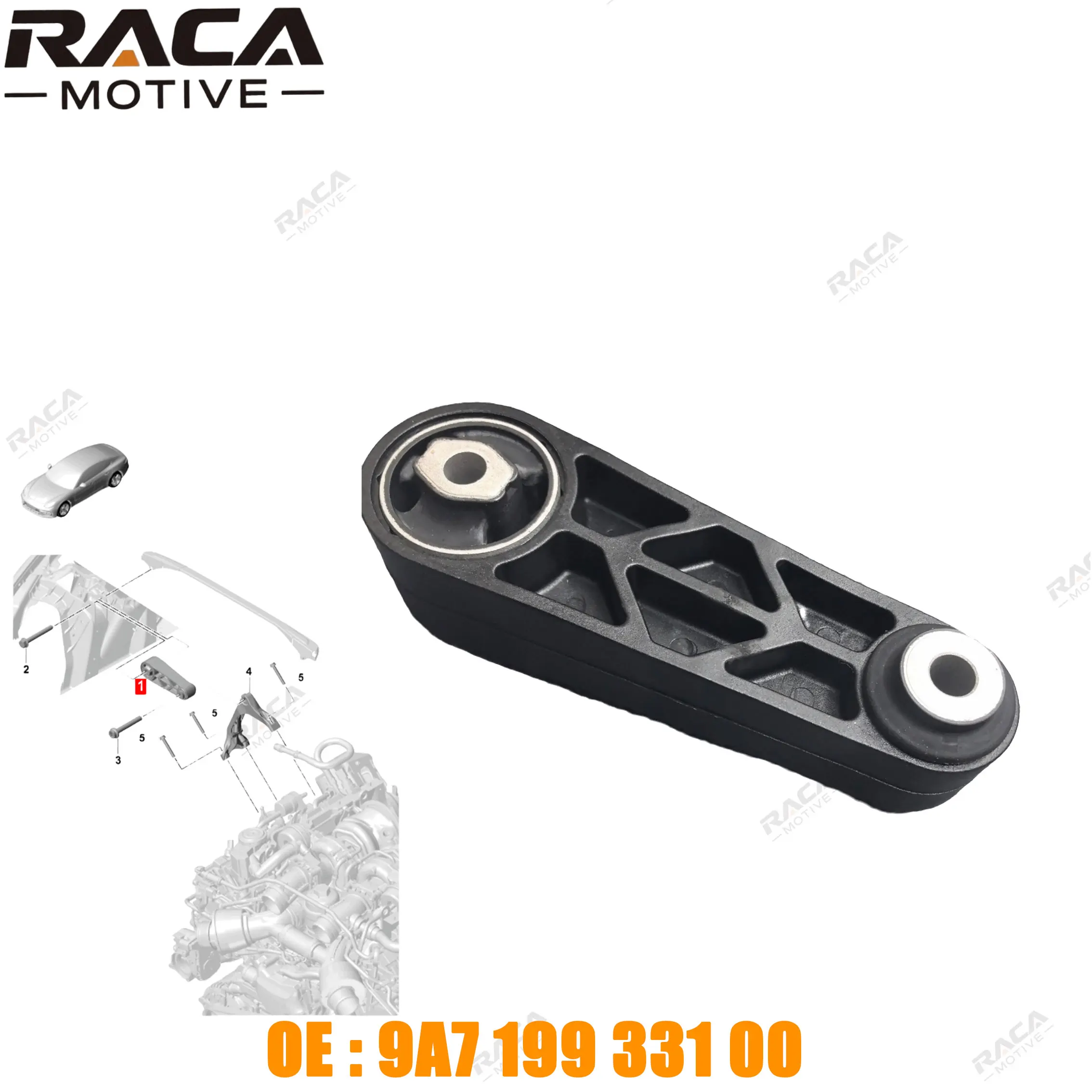 

Engine Mounts for Porsche Panamera (971) 2016-2024Panamera (976) 2023- Bentley Flying Spur 2020- 9A719933100 971199331