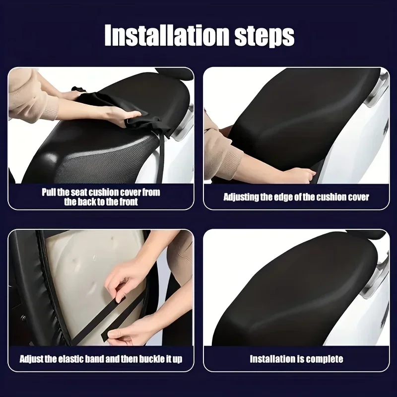 Чехол на сиденье мотоцикла, водостойкий, пылезащитный, непромокаемый, солнцезащитный, подушка для мотоцикла, скутера, защитный чехол, аксессуары