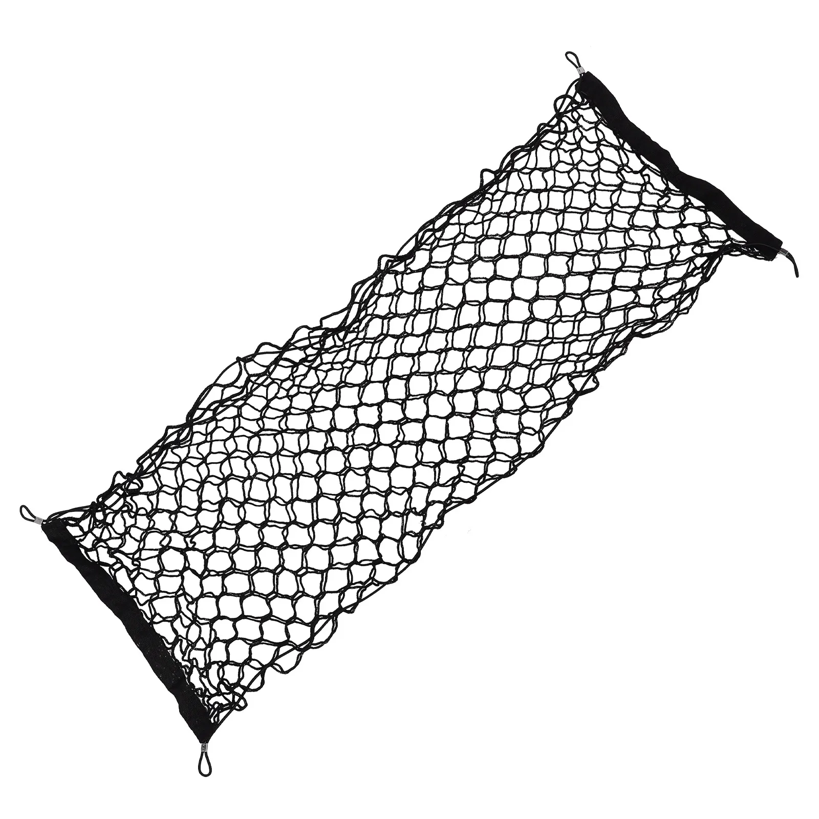 

Double Layer Storage Net 110x40cm Car Trunk Mesh Organizer Elastic Cargo Net SUV Pickup Accessories Rear Luggage