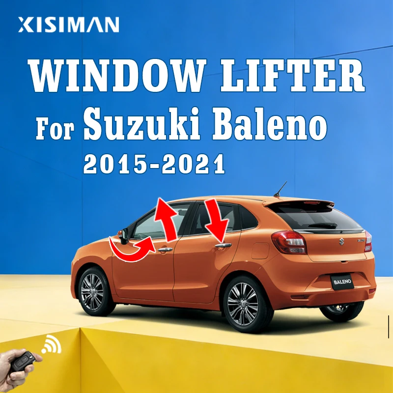Car Vehicle Control For Suzuki Baleno 2015-23 Car Power Window Lifter +And Mirror Folding Module Window Closer Close