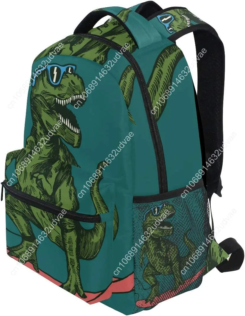 حقيبة ظهر مدرسية على شكل ديناصور للمراهقين والبنات والأولاد حقيبة مدرسية للسفر