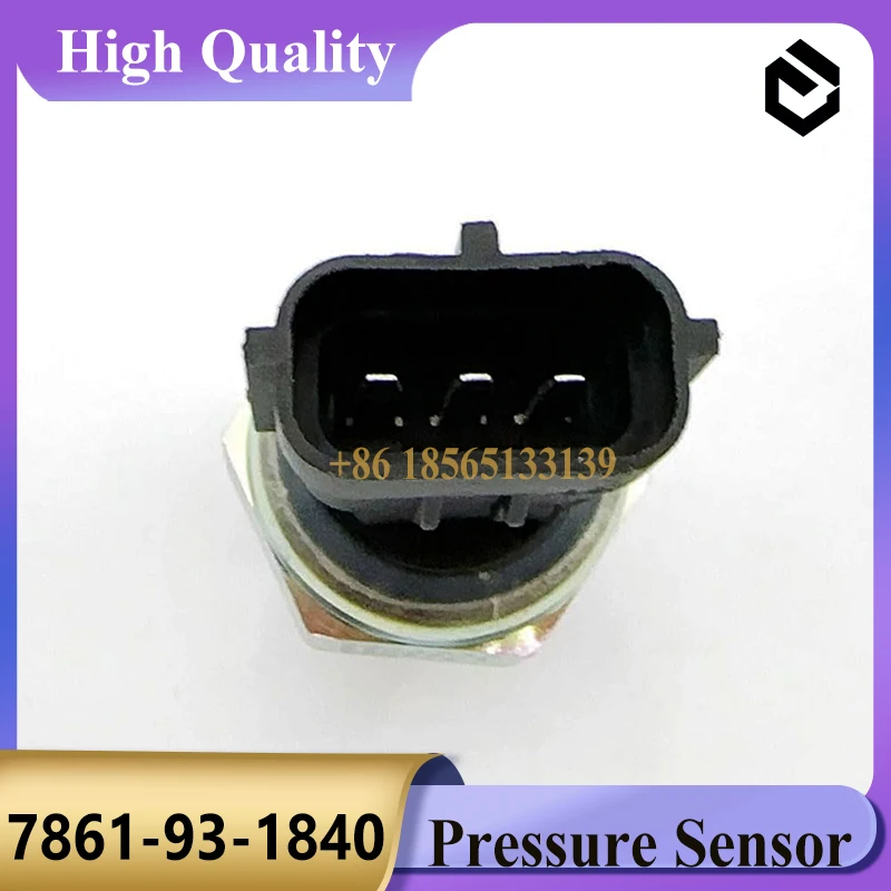 Engine 6D108 7861-93-1840 7861931840 Low Pressure Sensor for Excavator PC200-8 PC220-8 PC300-6 PC350-6 PC360-6