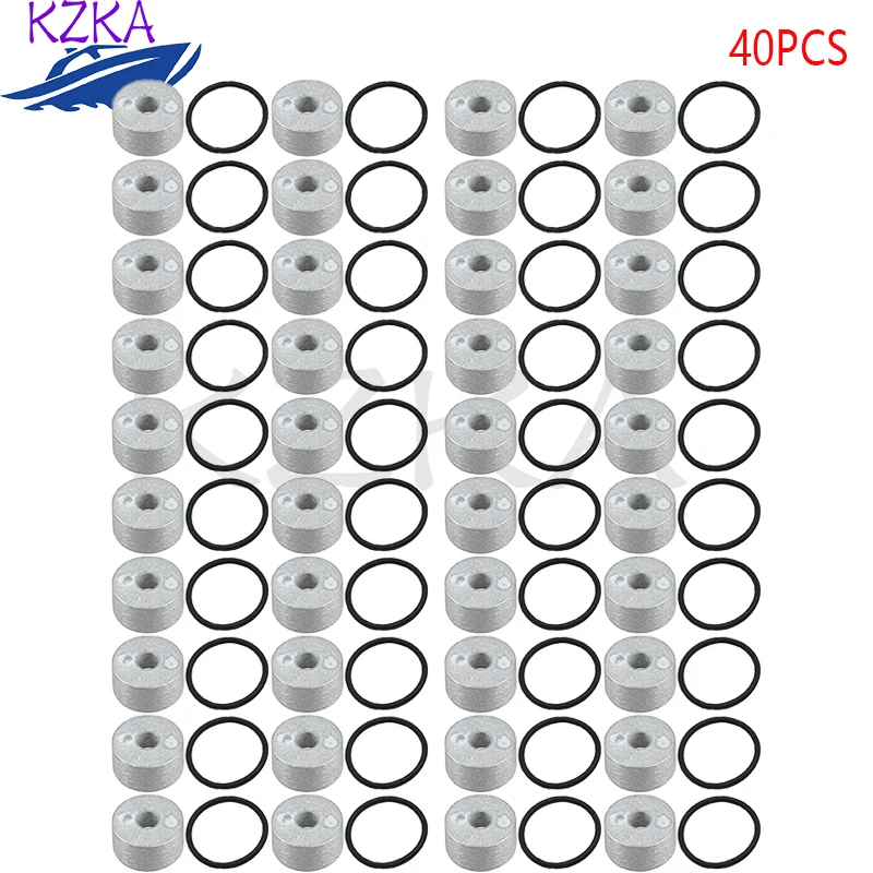 

Комплекты анодов для лодок 55321-87J00, 40 шт., для подвесных моторов Suzuki 4-300 л.с., 6-300 л.с., 55321-87J01 с уплотнительным кольцом 09280-22019