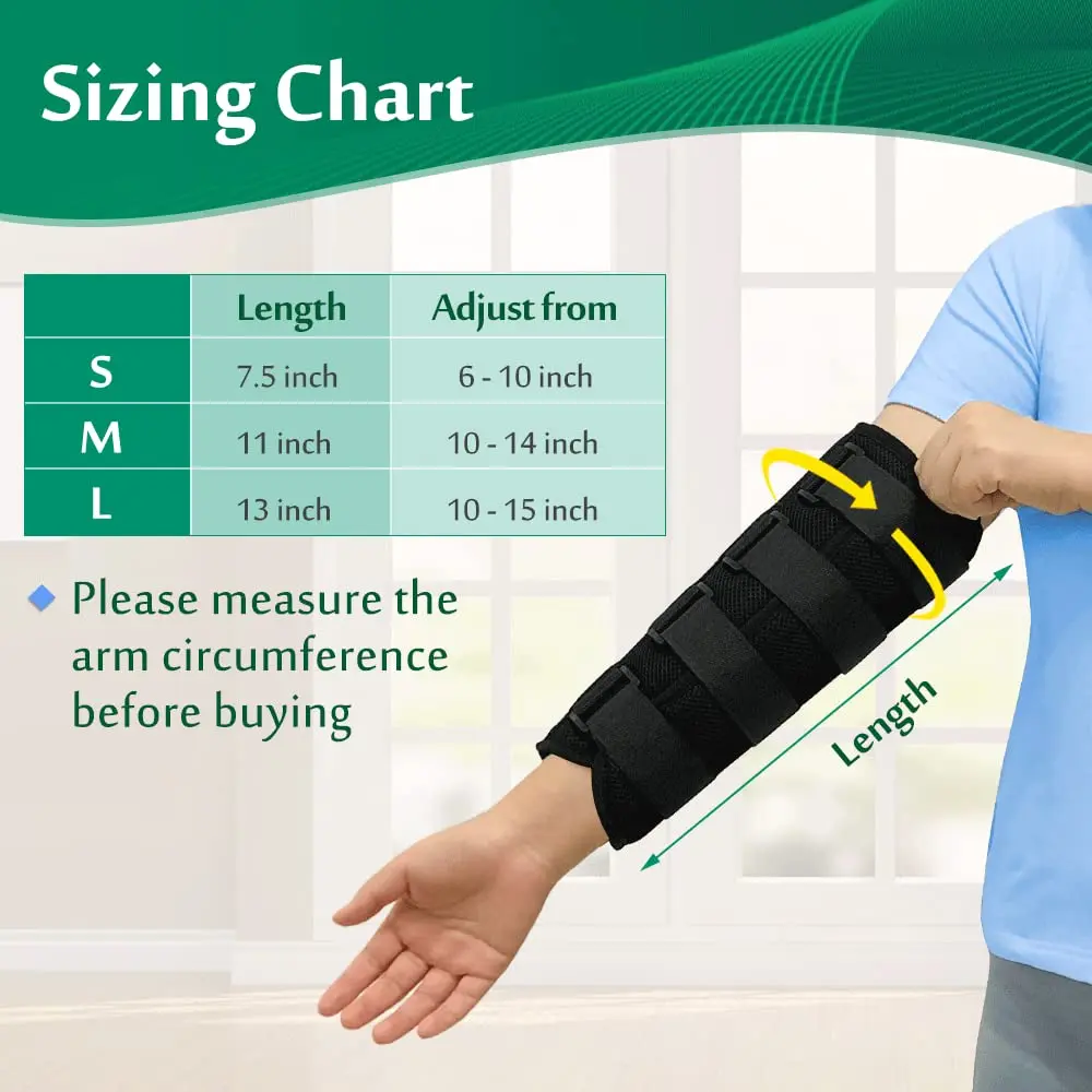 Elbow Brace,Elbow Splint for Cubital Tunnel Syndrome,Night Elbow Sleep Support with 4 Plastic Strips,For Ulnar Nerve,Tendonitis