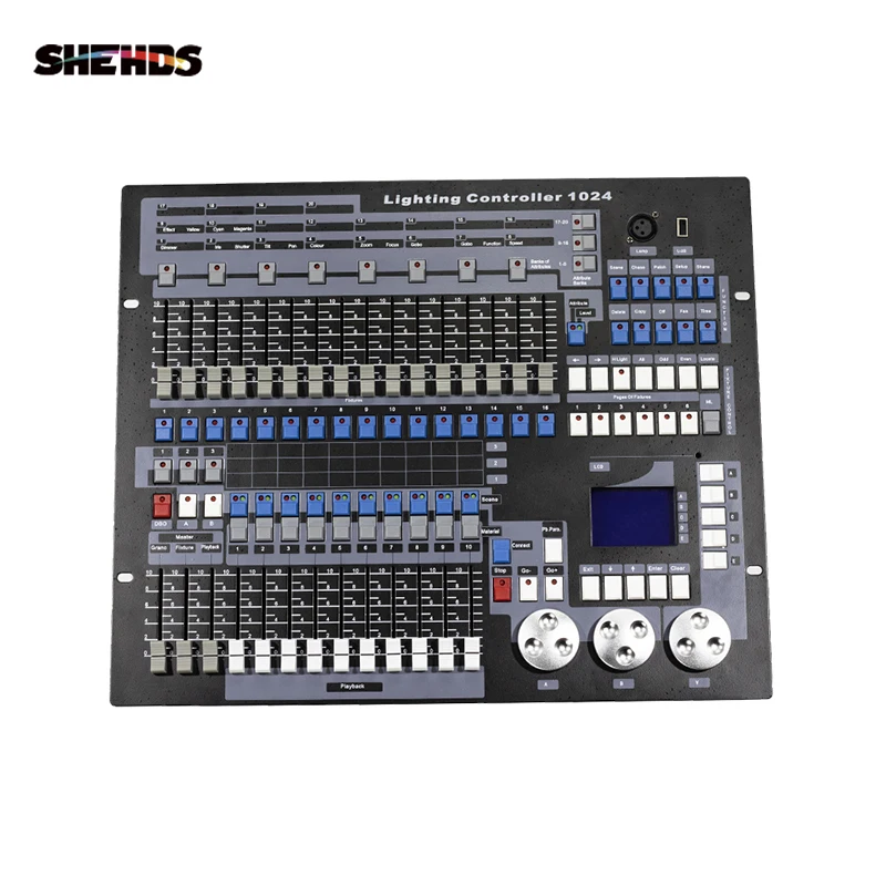 Imagem -03 - Shehds-dj Controlador com Flight Case 1024 Console Dmx 512 Led Moving Head Lights Disco Stage Light Effect Profissional