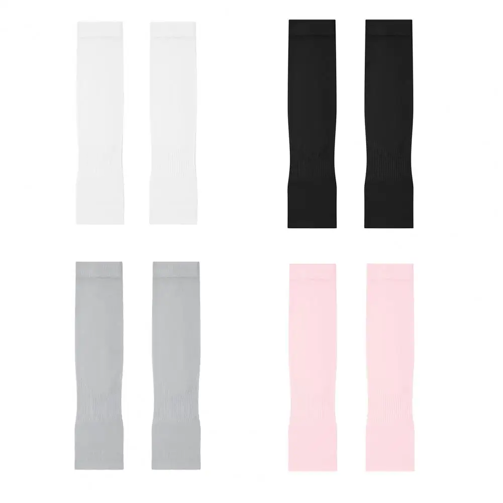 UV Protection Cooling Arm Sleeves For Sports Compression Arm Cover Summer Fingerless Gloves For Cycling Driving Outdoors