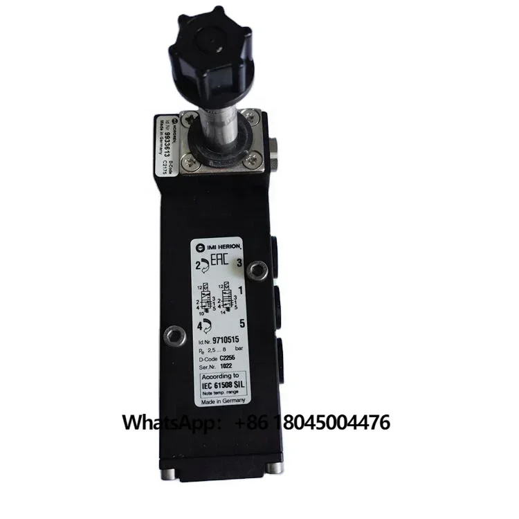 NAMUR have SIL Certification 9710515 for herions norgren solenoid  valve