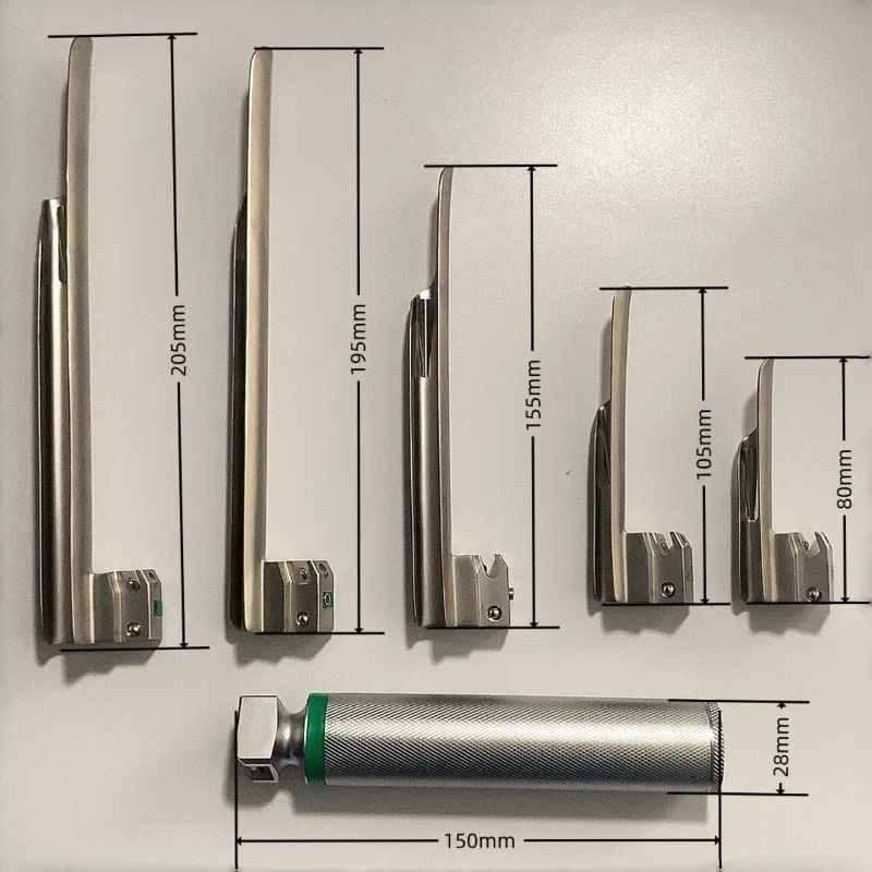 Pet animal special LED laryngoscope intubation anesthesia laryngoscope pet laryngoscope right opening
