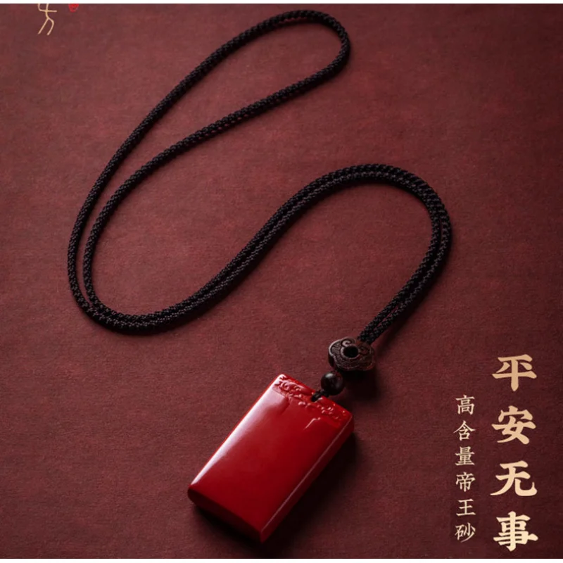 Ore Emperor Sandstone Lucky Pendant Pendant Women's Necklace Pendant High-Content Carry-on Ornament