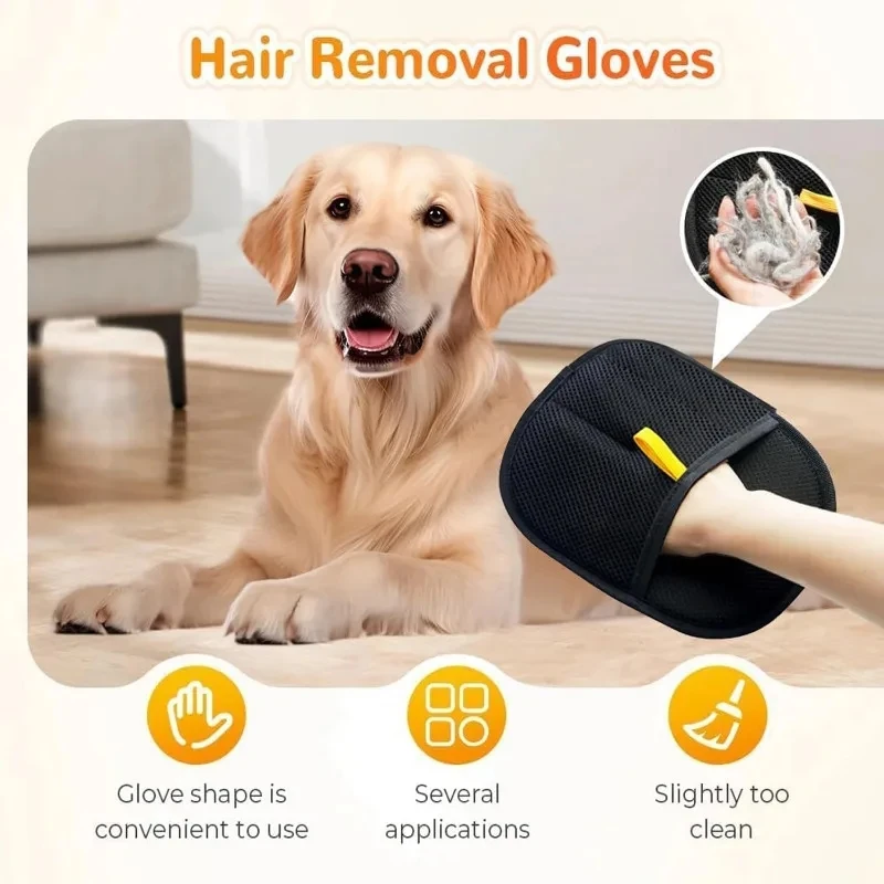 1/3/5PCS Pet Haarentferner Handschuh Doppelseitige Pelz Handschuhe Katze Hund Pelz Magnet Handschuhe für Waschen Enthaarung Reinigung Teppiche Sofas – Detail 9