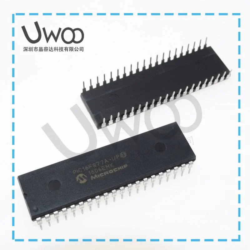 100%Original New  PIC16F877A-I/P  DIP-40   PIC16F886-I/ML 16F886 8 -MCU QFN