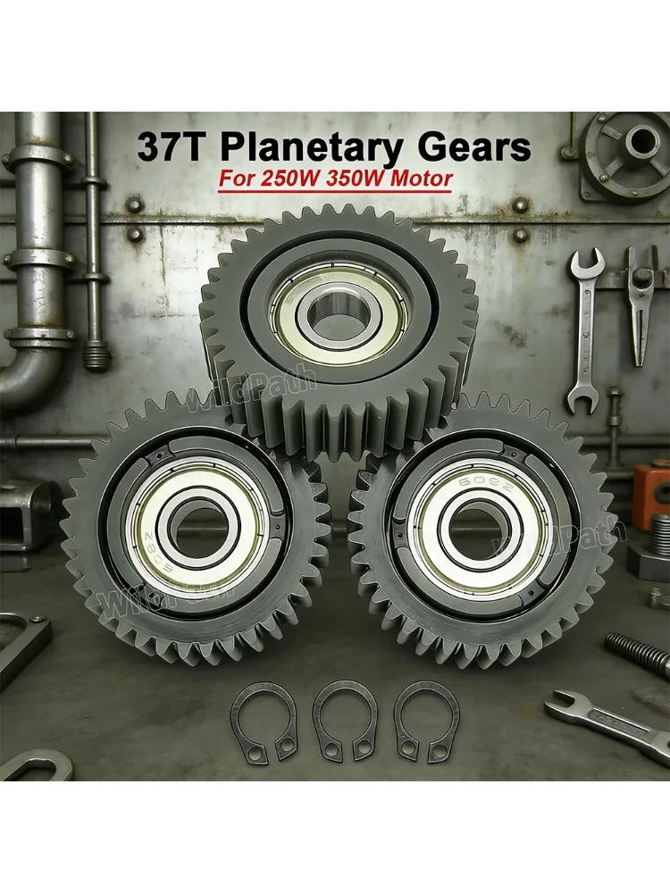 AliExpress NONE 40x11mm Planetary Gear 37 Teeth Gears With 8mm Bearings Wheel Hubs Electric Bike Nylon Gear For Folding Bicycle 250W 350W Motor