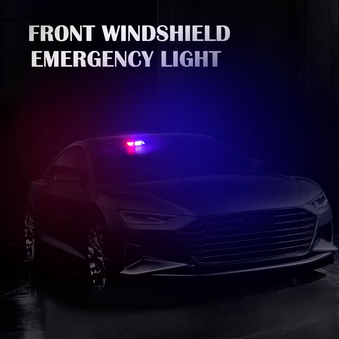 16 LED Strobe Signal Emergency Windshield Warning Beacon Lights Red Blue Yellow Amber White Green Auto Car Accessories