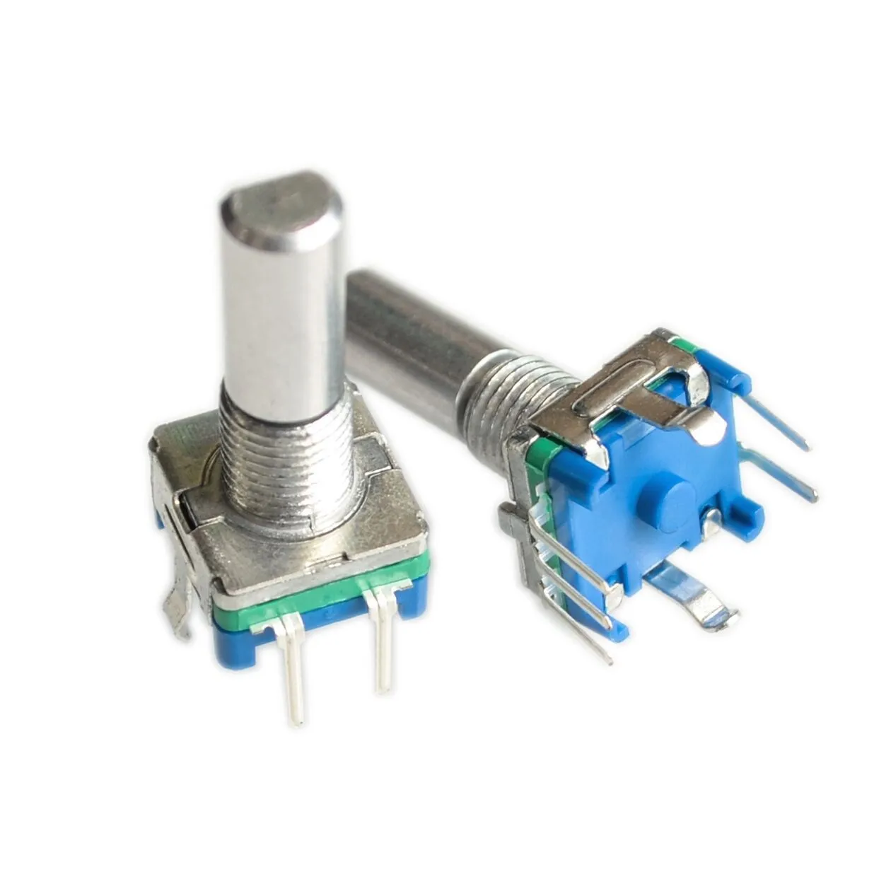 5pcs Original Rotary encoder code switch/EC11/ audio digital potentiometer with switch 5Pin handle length 20mm
